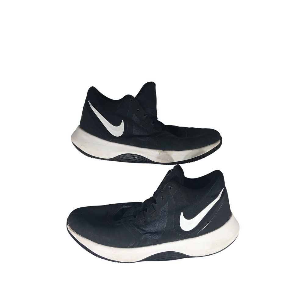 Nike Air Precision II Size 8 Black White Basketball Sneakers AQ3521-001
